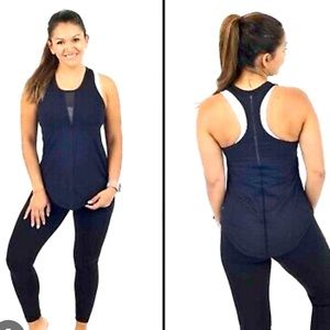 Zyia Black effortless tank top size XS